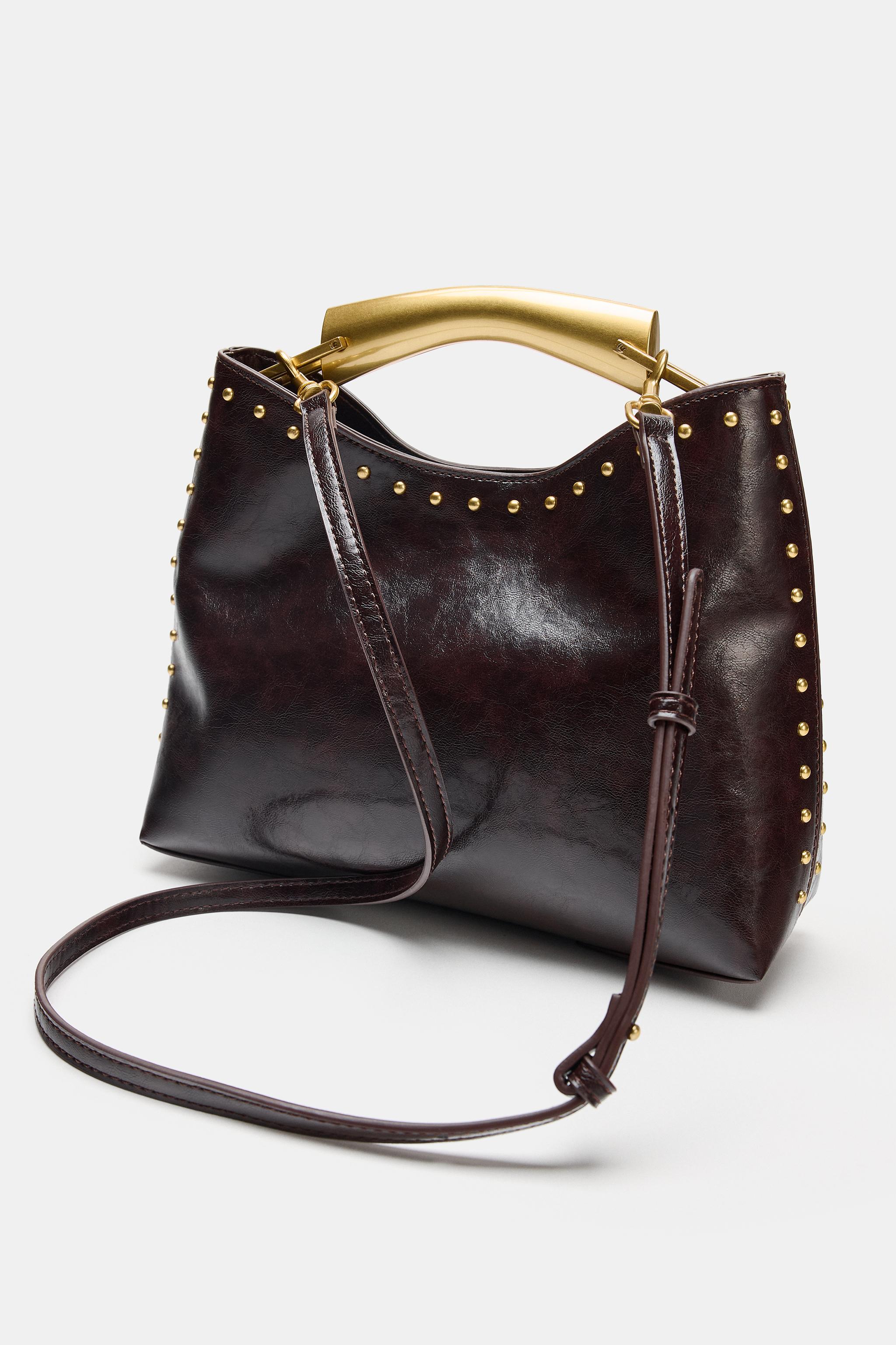 STUDDED HANDBAG