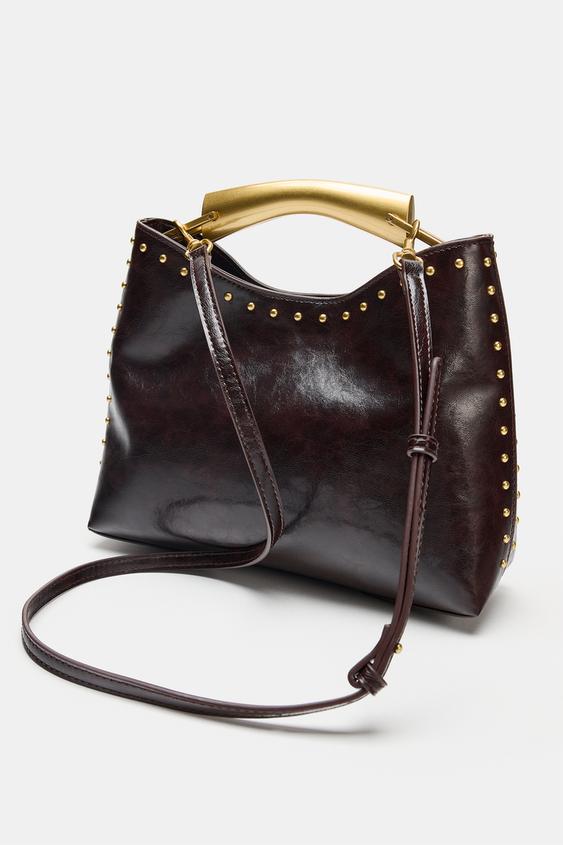 SAC À MAIN TACHES - Marron de Zara - Image 2