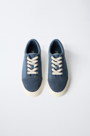 DENIM SNEAKERS - Blue by Zara - Image 4