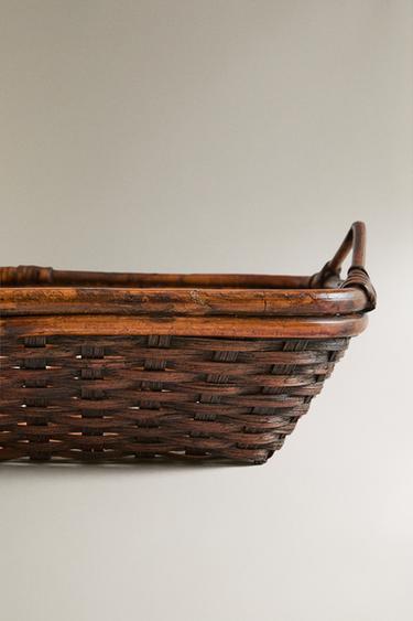 CORBEILLE À FRUITS ROTIN - Marron de Zara - Image 3