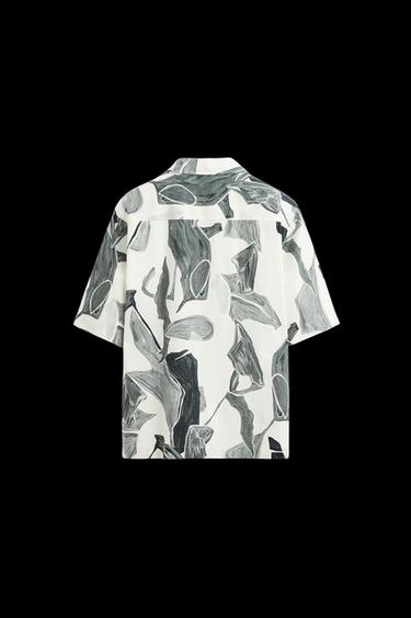RELAXED-FIT-HEMD - Schwarz / Weiß von Zara