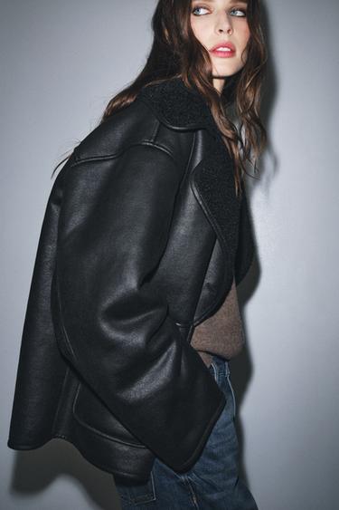 ZW COLLECTION DOUBLE-FACED JACKET - Black by Zara - Image 5