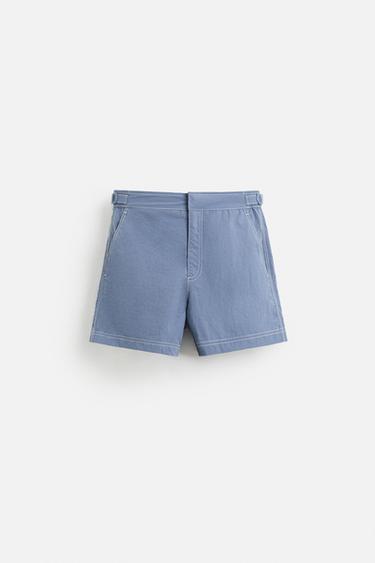 СРЕДНИ КОНТРАСТНИ ШОРЦЕВИ ЗА КАПЕЊЕ - Сина од Zara