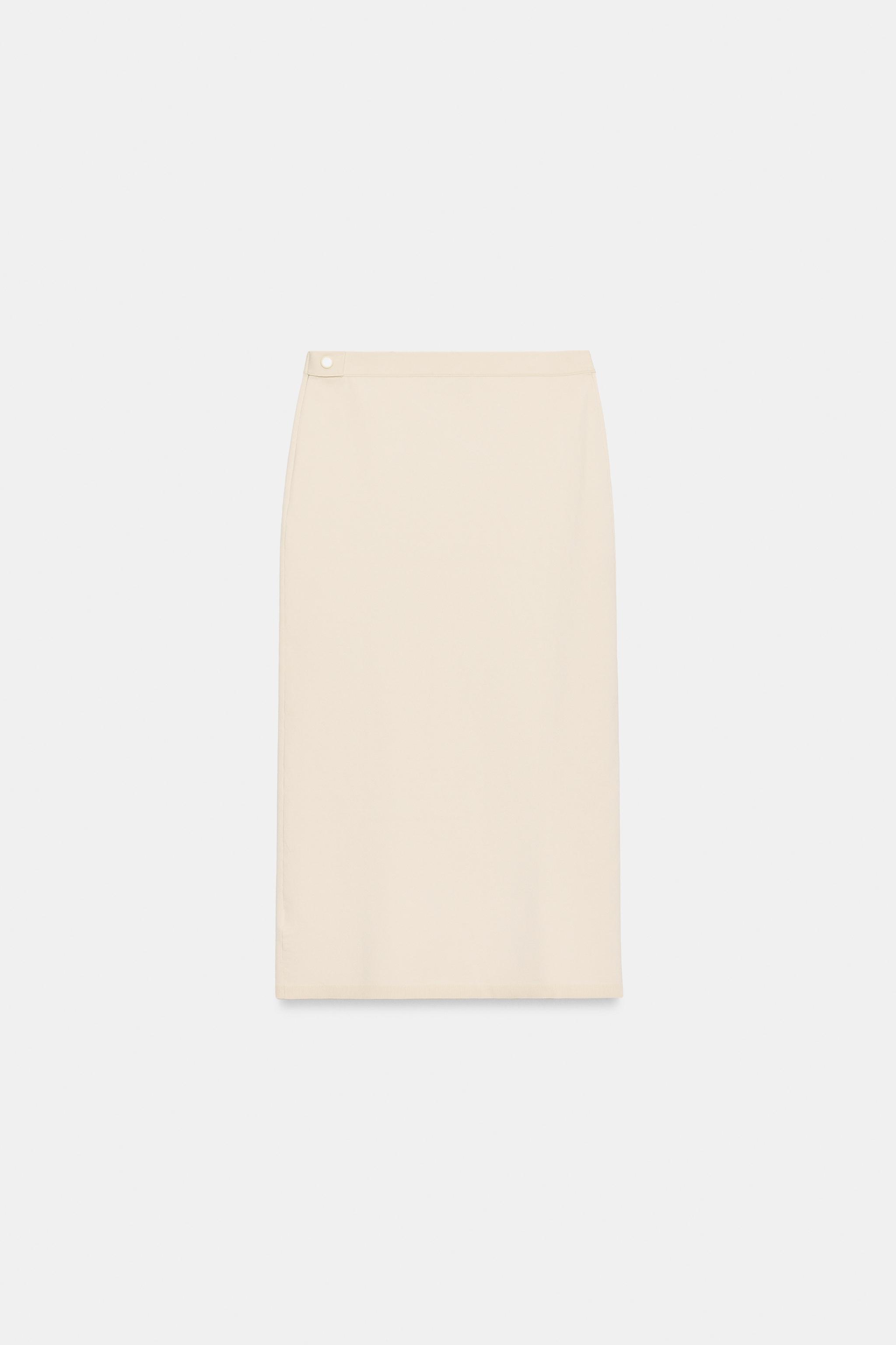 KNIT MIDI SKIRT
