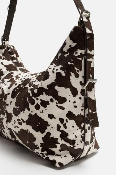 ANIMAL PRINT LEATHER TOTE BAG - Multicoloured by Zara - Image 4