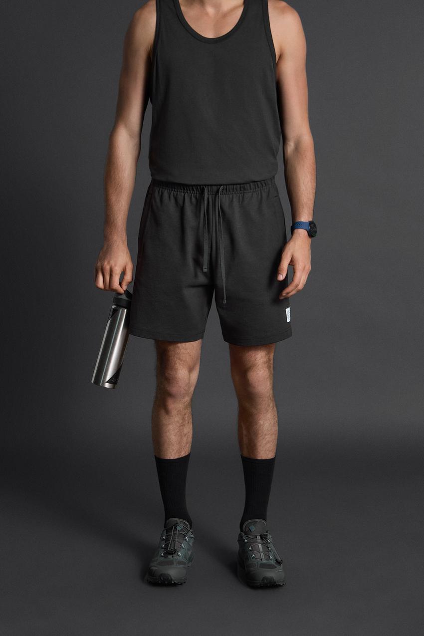 Black Jogger Shorts