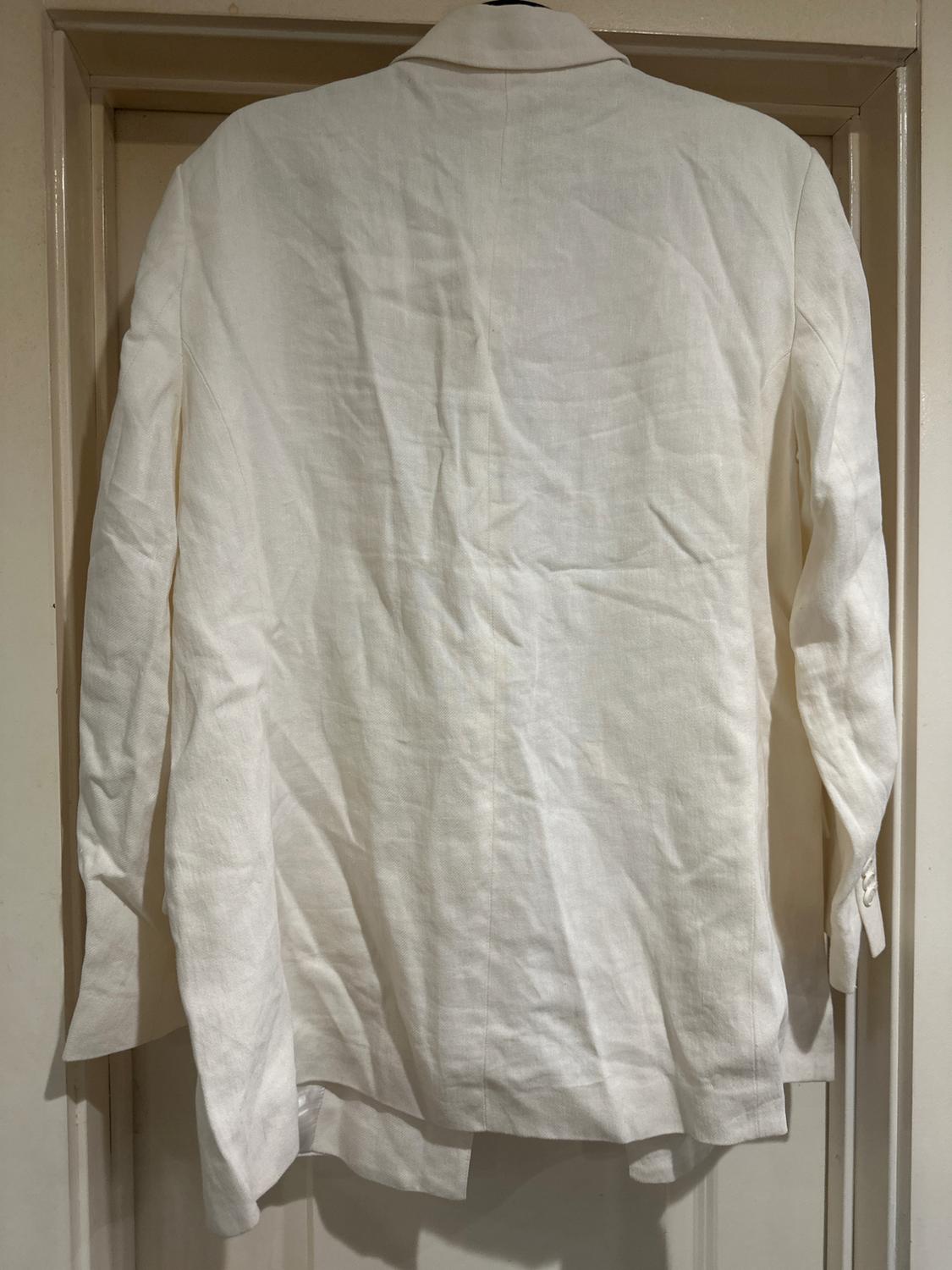 LINEN BLEND POCKET BLAZER - Image 2