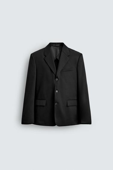 LIMITED EDITION SUIT BLAZER - Black by Zara