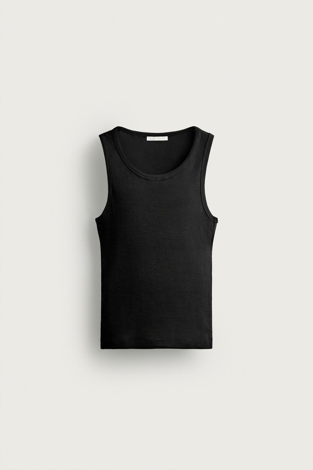BASIC RIBBED TANK TOP