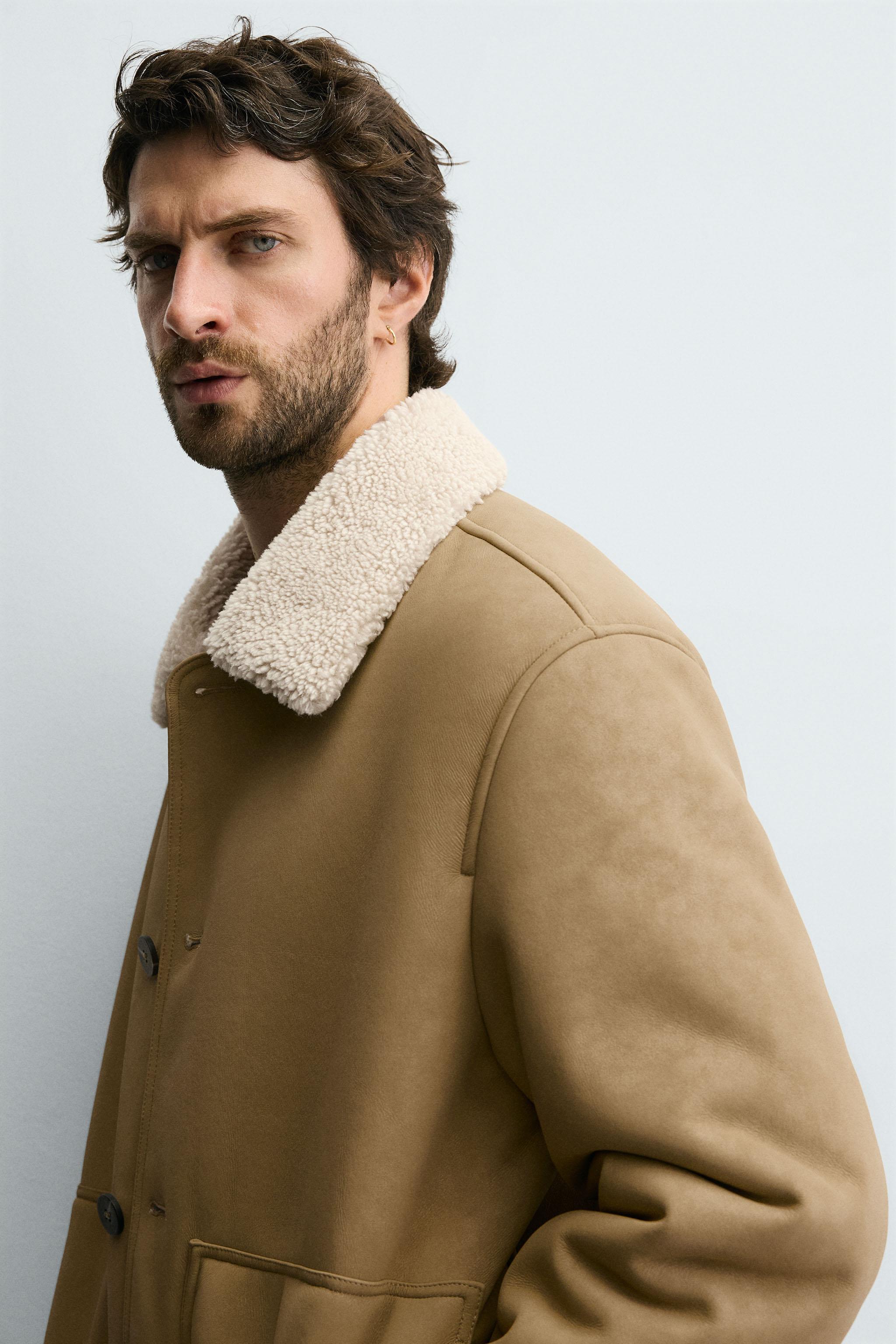 DOUBLE FACED FAUX LEATHER JACKET