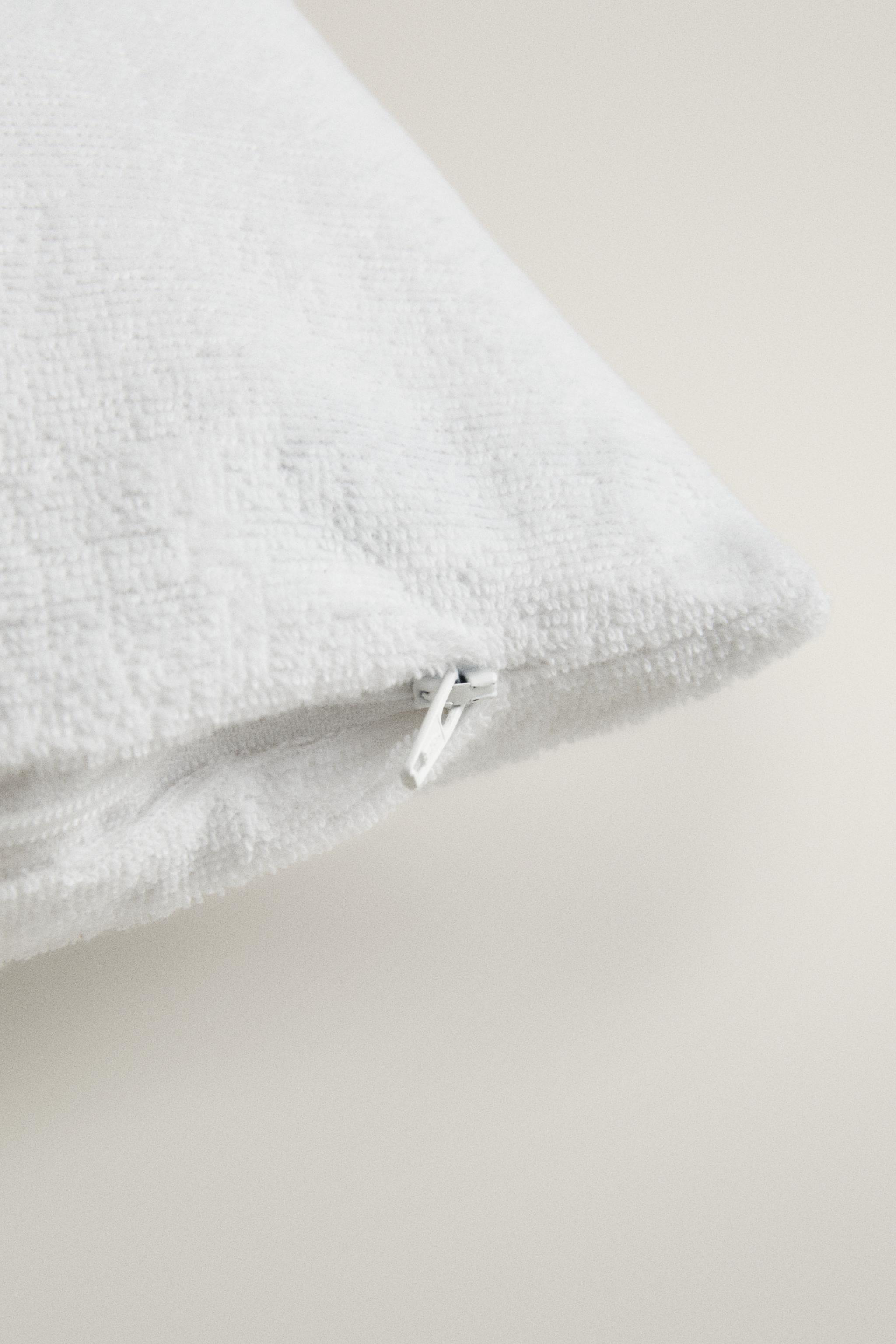 Zara WATERPROOF COTTON TERRYCLOTH PILLOW PROTECTOR — фото 3
