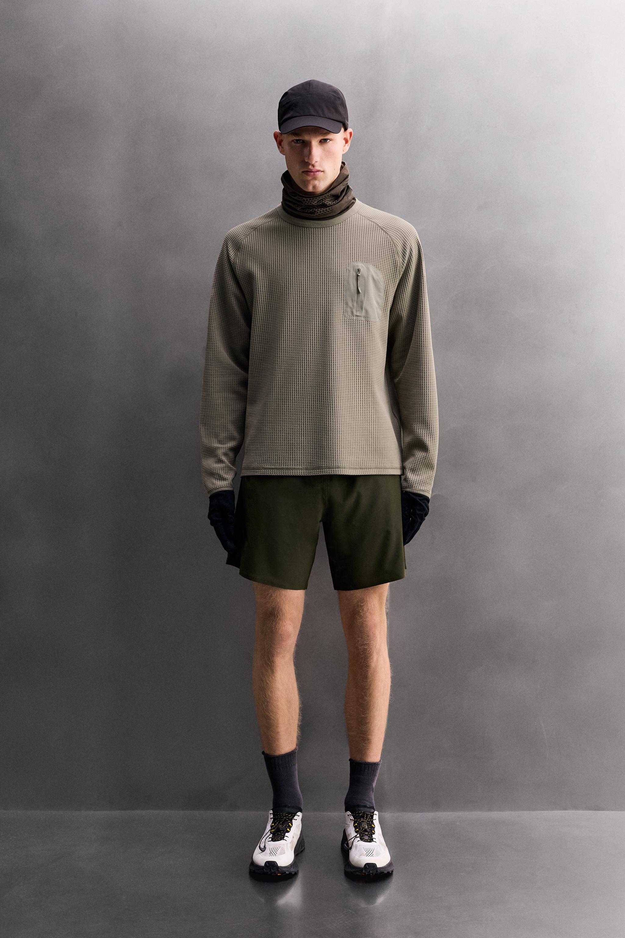 WAFFLE KNIT POCKET T-SHIRT - Mid-camel | ZARA Canada