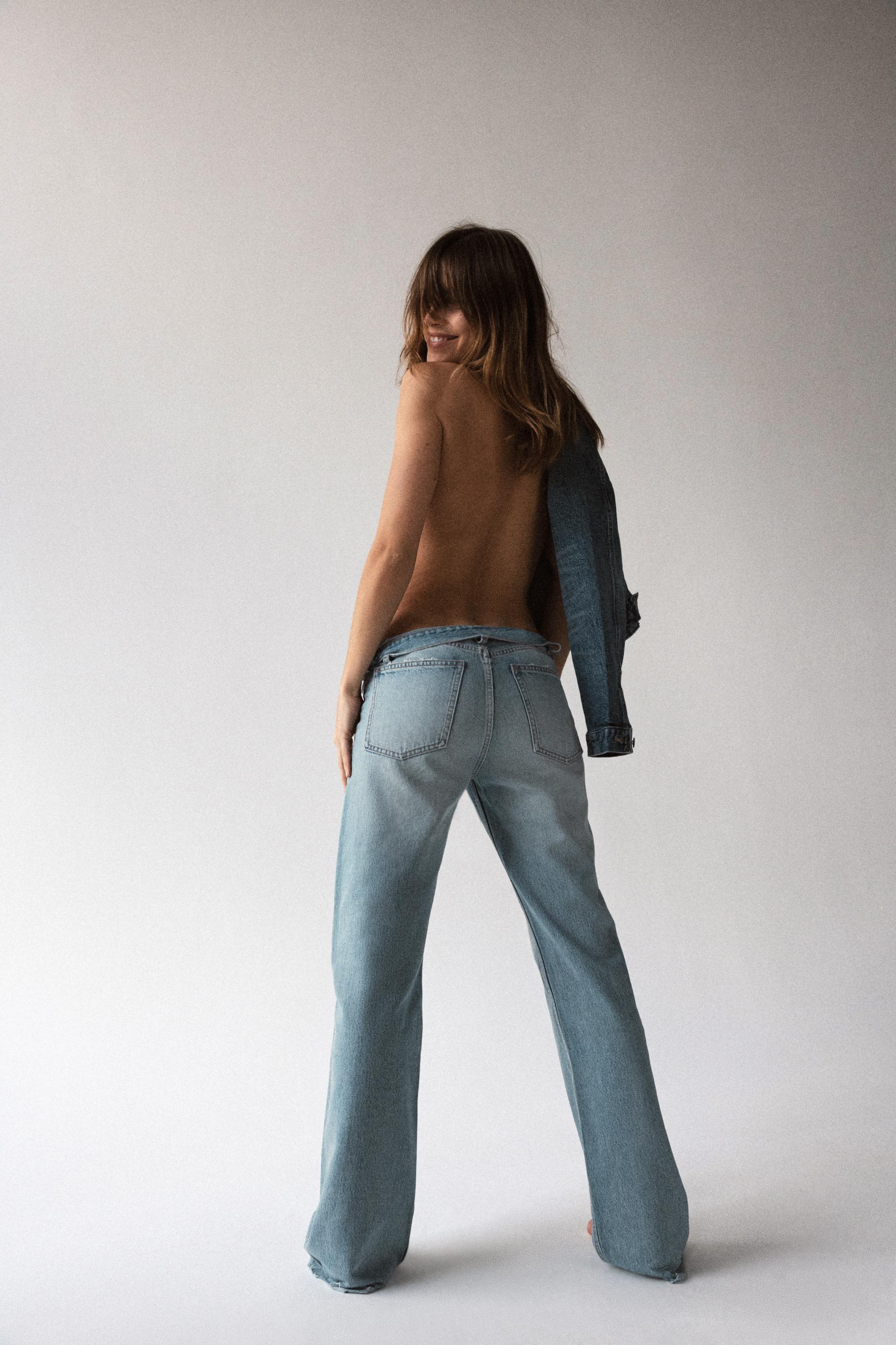 Zara Double Waist Jeans.