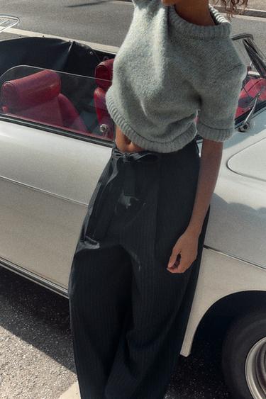 SHORT SLEEVE KNIT JUMPER - only one by Zara