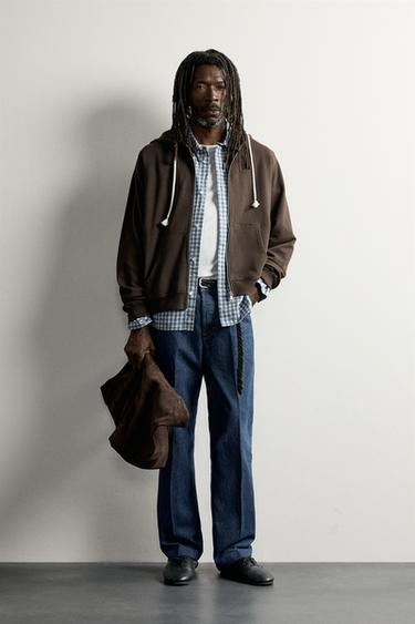 AARON LEVINE X ZARA RELAXED FIT HOODIE - Brown by Zara - Image 0