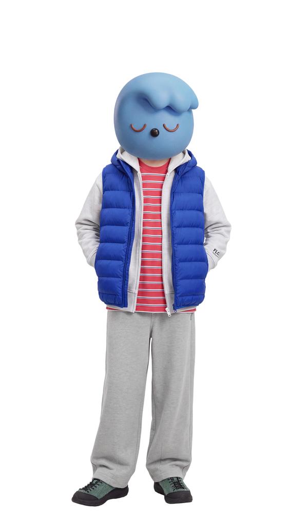 DOUDOUNE SANS MANCHES ULTRALÉGÈRE À CAPUCHE DÉPERLANTE - Bleu roi de Zara - Image 0