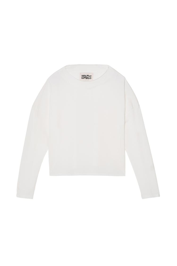 LONG SLEEVE CROPPED FIT T-SHIRT