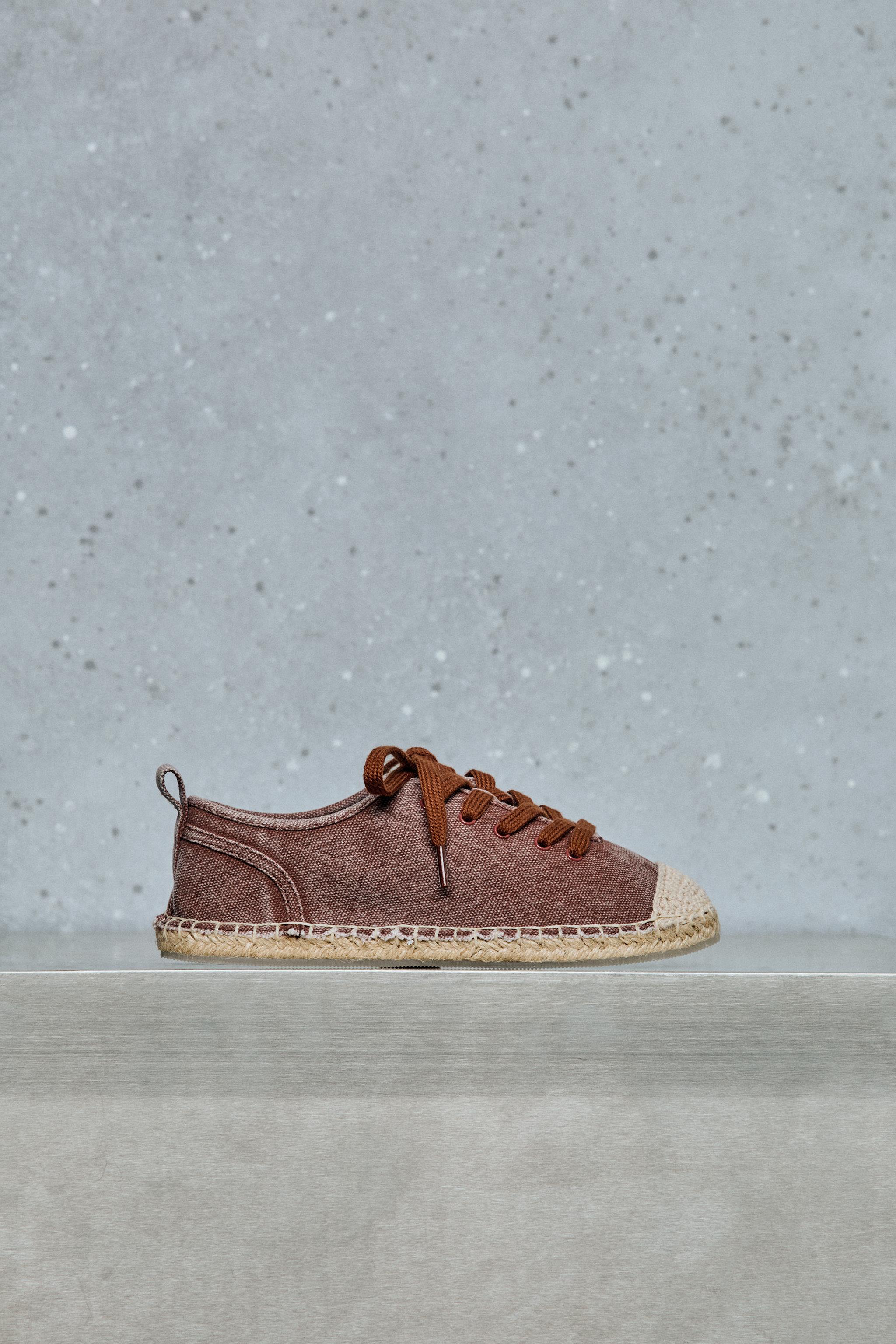 STORIESZ - DENIM SNEAKERS — Brown