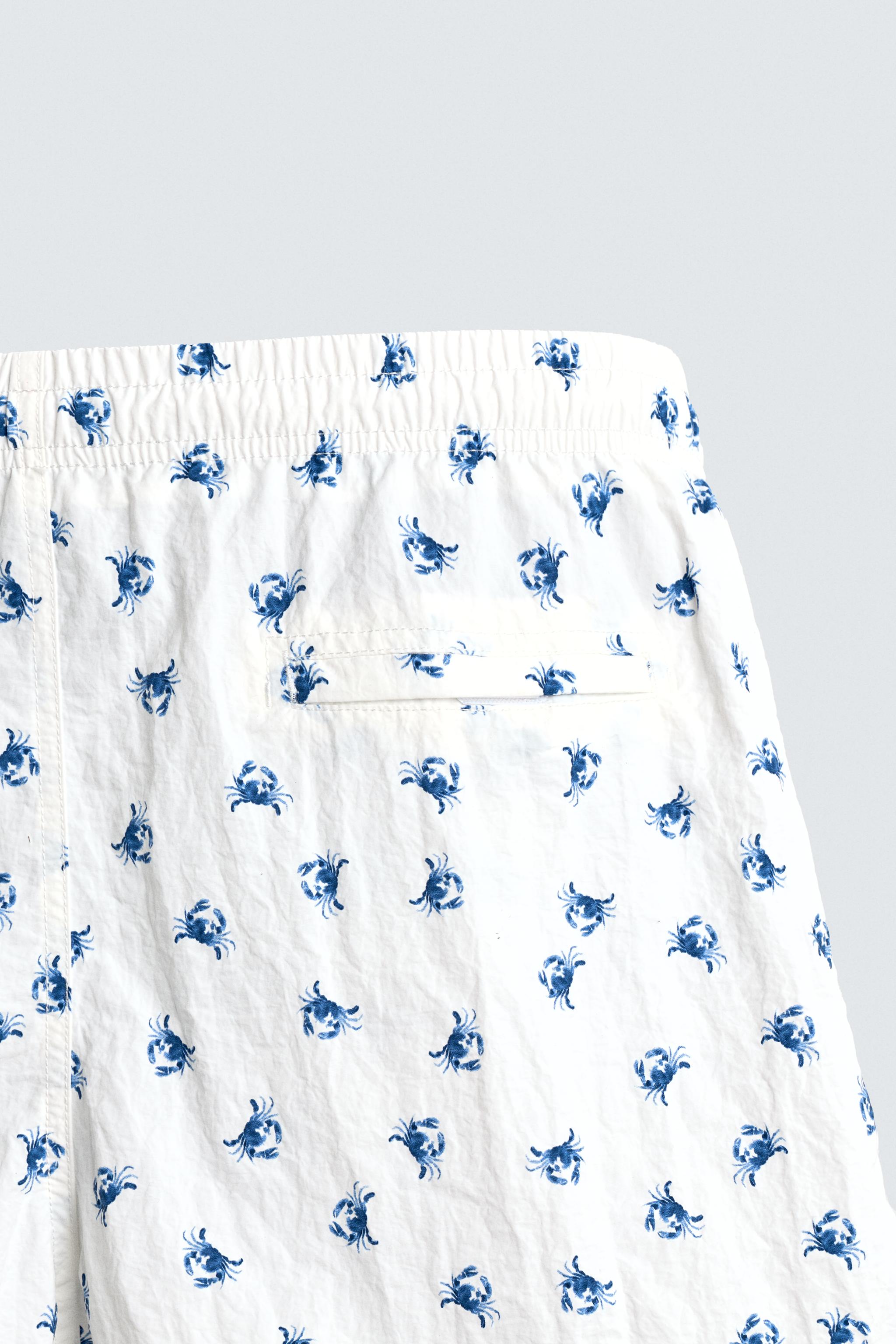 CRAB PRINT SWIMSUIT