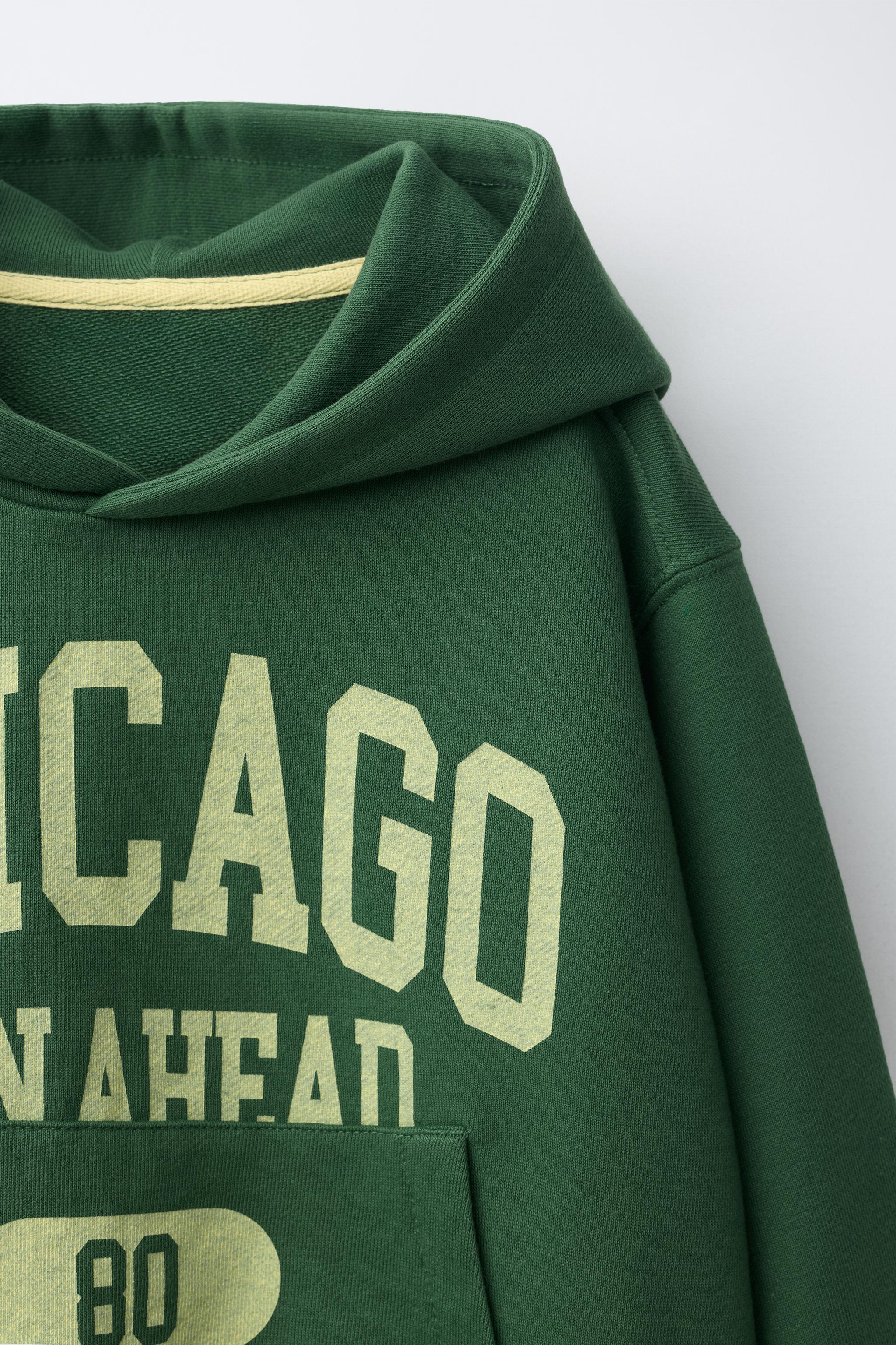 TEXT PRINT HOODIE