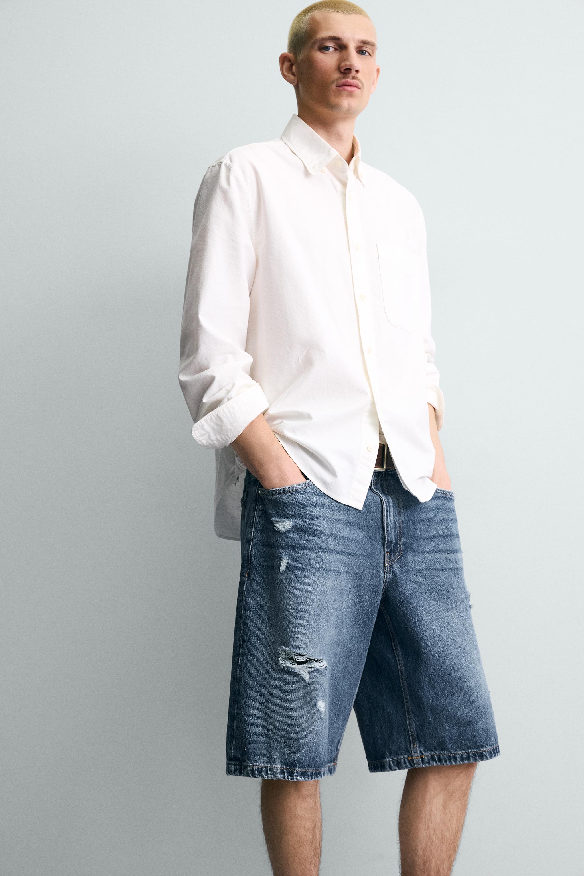 BAGGY FIT DENIM SHORTS