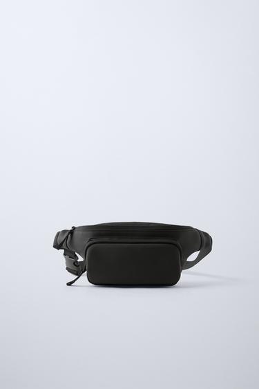 RIÑONERA ENGOMADA - Negro de Zara