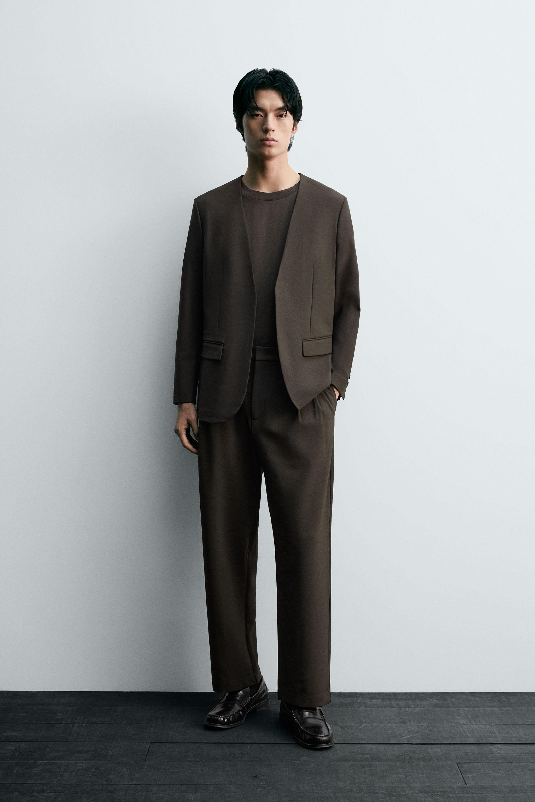 ウォッシャブル＆速乾性チェック柄スーツ | ZARA Japan / 日本