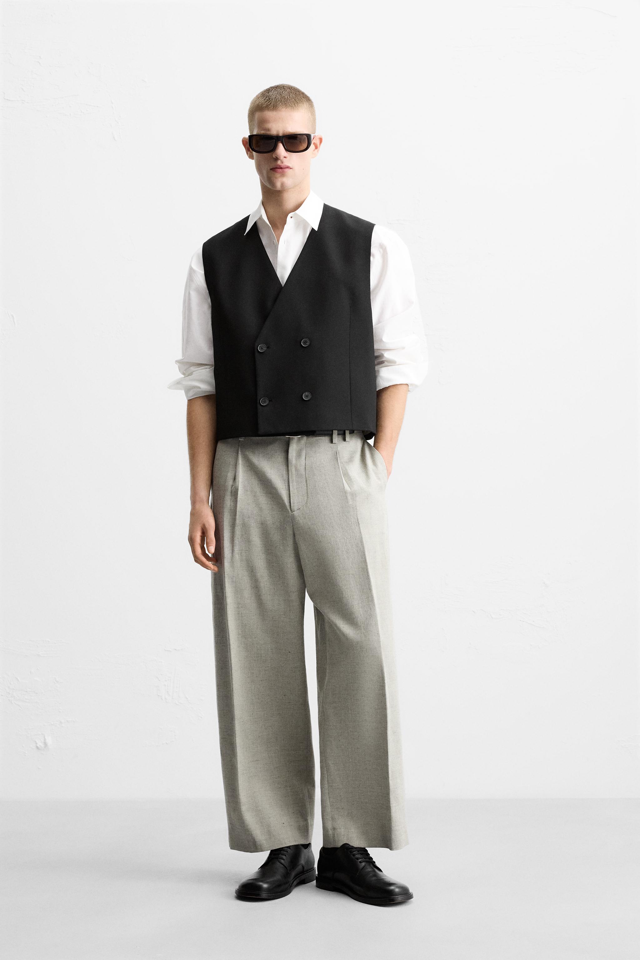 WRAP VEST - Black | ZARA United States WRAP VEST - Black | ZARA United States