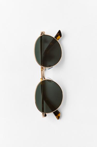 Zara METAL SUNGLASSES - Golden