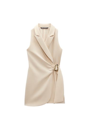 MONO BLAZER CRUZADO HEBILLA