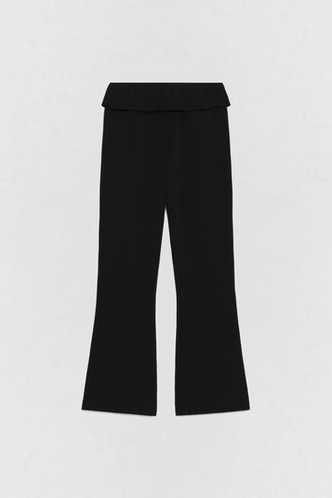 PANTALON À TAILLE RABATTUE SOSHIOTSUKI X ZARA - Noir de Zara - Image 4