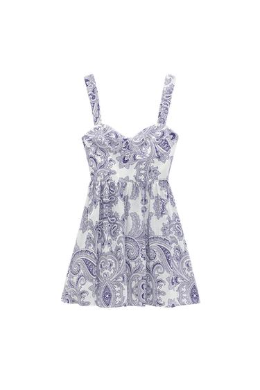 SHORT PRINTED DRESS