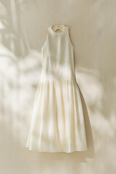 LONG BEACH DRESS - Ecru by Zara