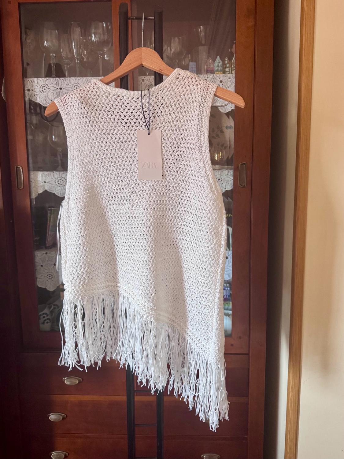 KNIT TOP WITH FRINGING - Image 2