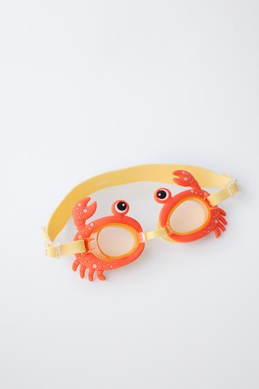 CRAB SWIMMING GOGGLES - Orange by Zara - Image 1
