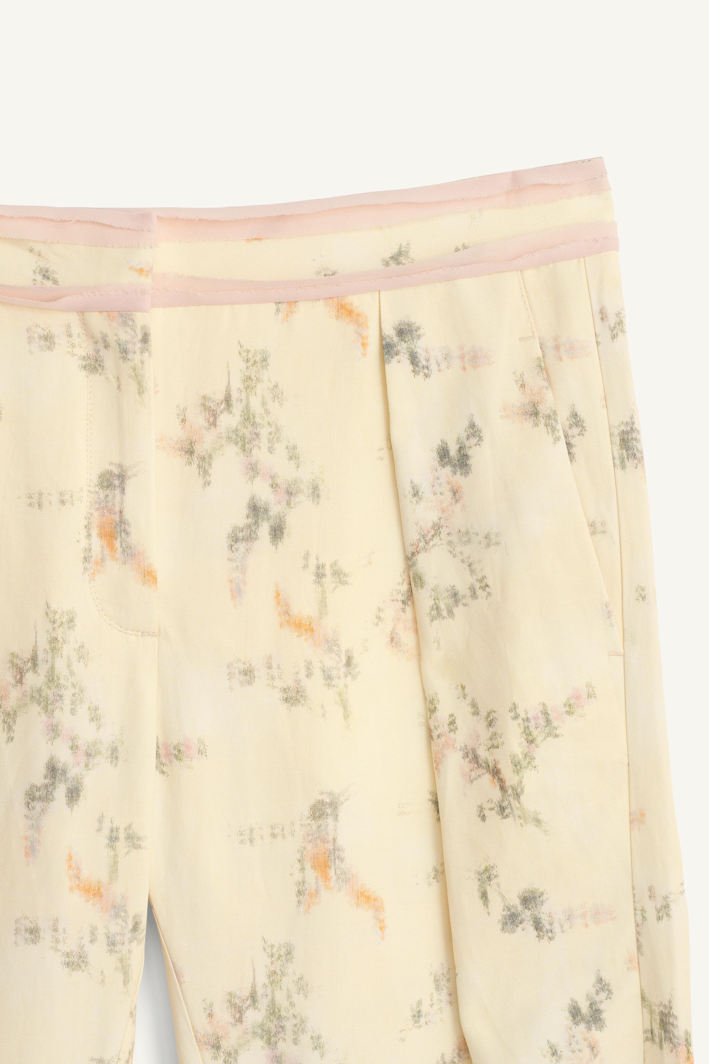 PANTALON IMPRIMÉ FLEURS ÉDITION LIMITÉE