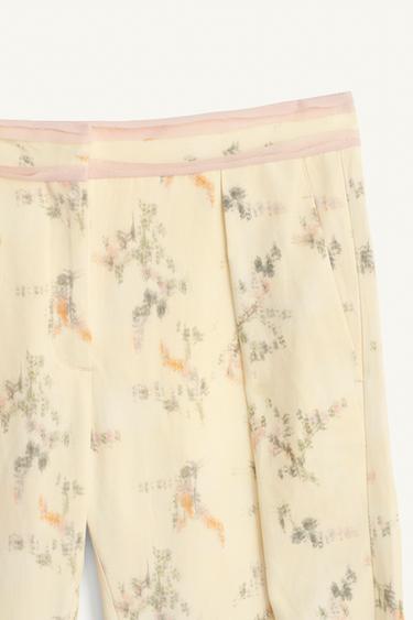 PANTALON IMPRIMÉ FLEURS ÉDITION LIMITÉE - Imprimée de Zara - Image 6
