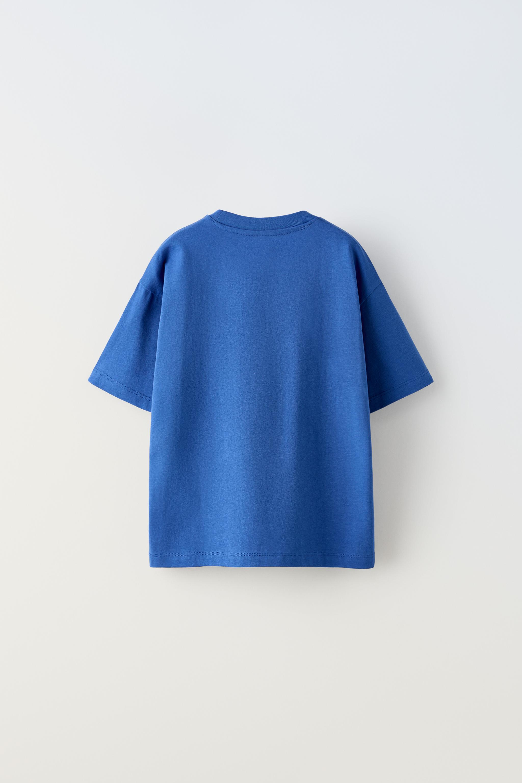 JUST BE READY Tシャツ - 濃青 | ZARA Japan / 日本