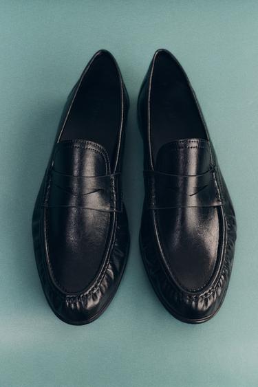 MOCASSIM DE VESTIR COM TIRA - Preto da Zara
