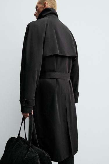 TRENCH DÉPERLANT MANTECO® ORIGINS - Noir de Zara - Image 4