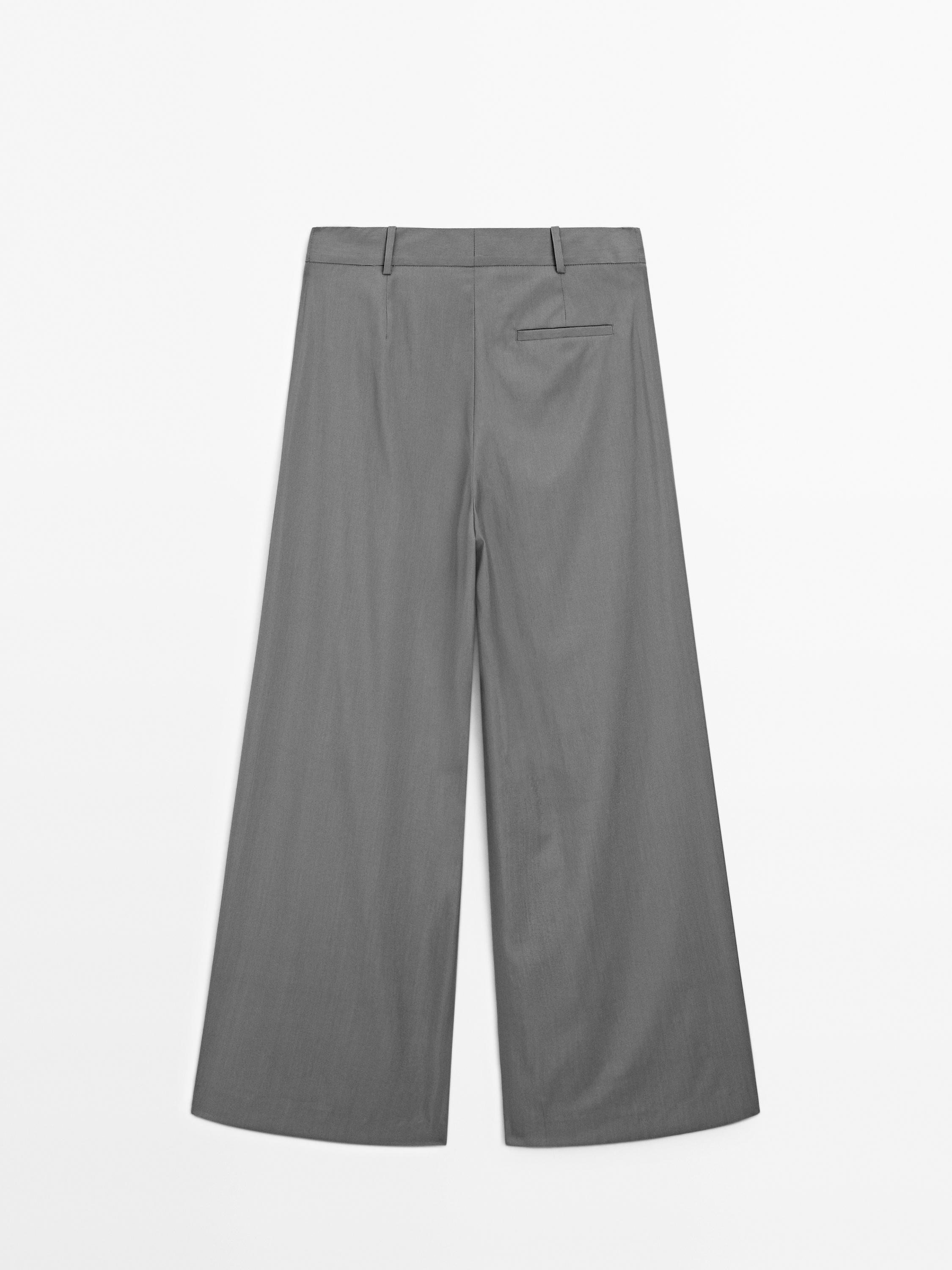 Pantalon fluide à pinces