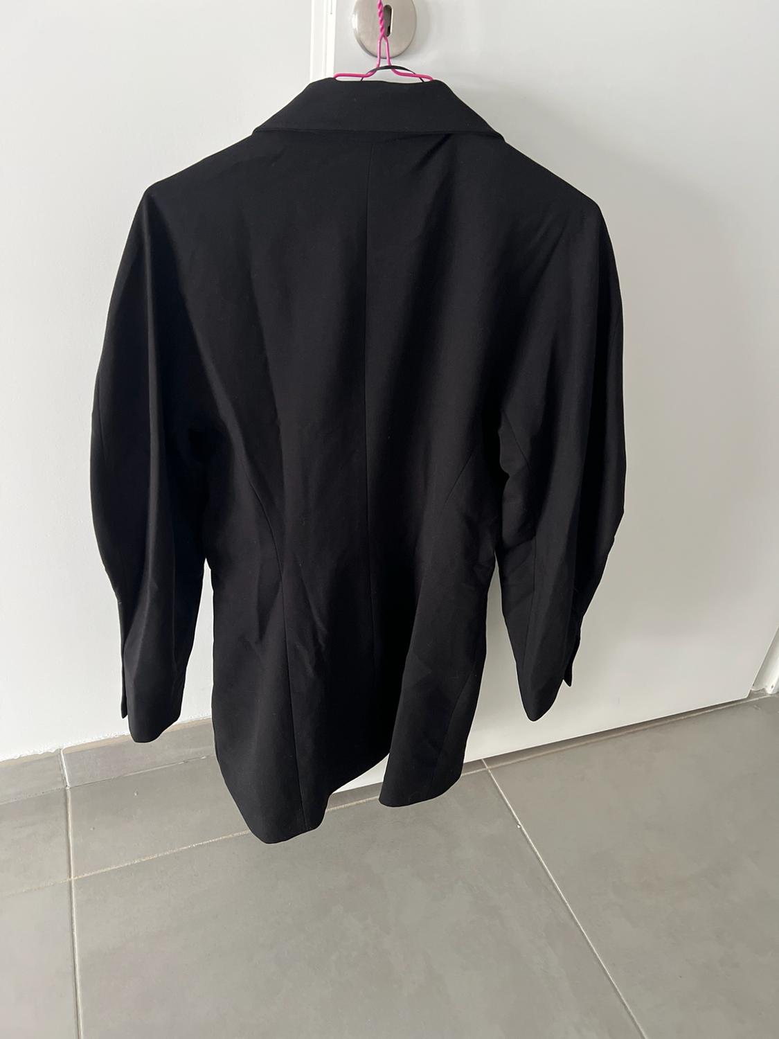 SHAWL COLLAR DRESS WITH WIDE SLEEVES - Image 2