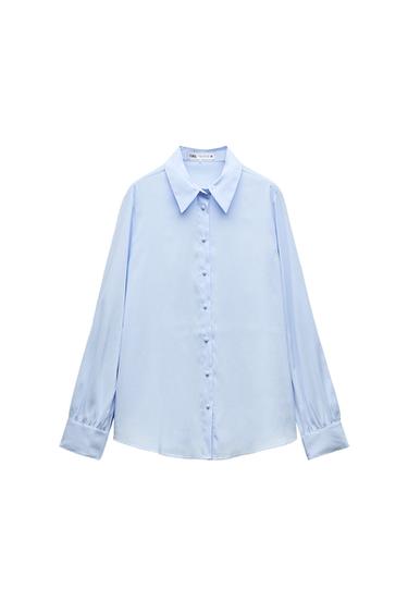 COVERED BUTTON SHIRT