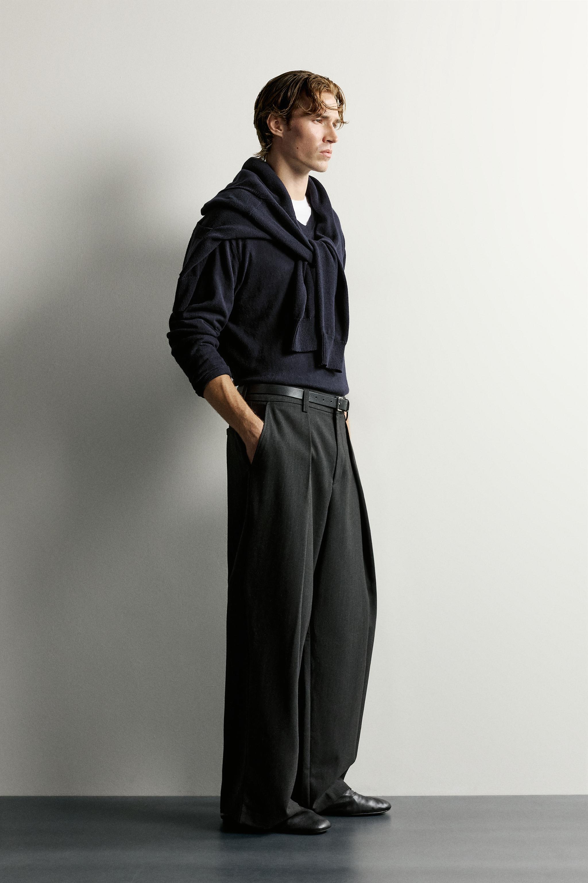PLEATED RELAXED-FIT PANTS - thumbnail 10