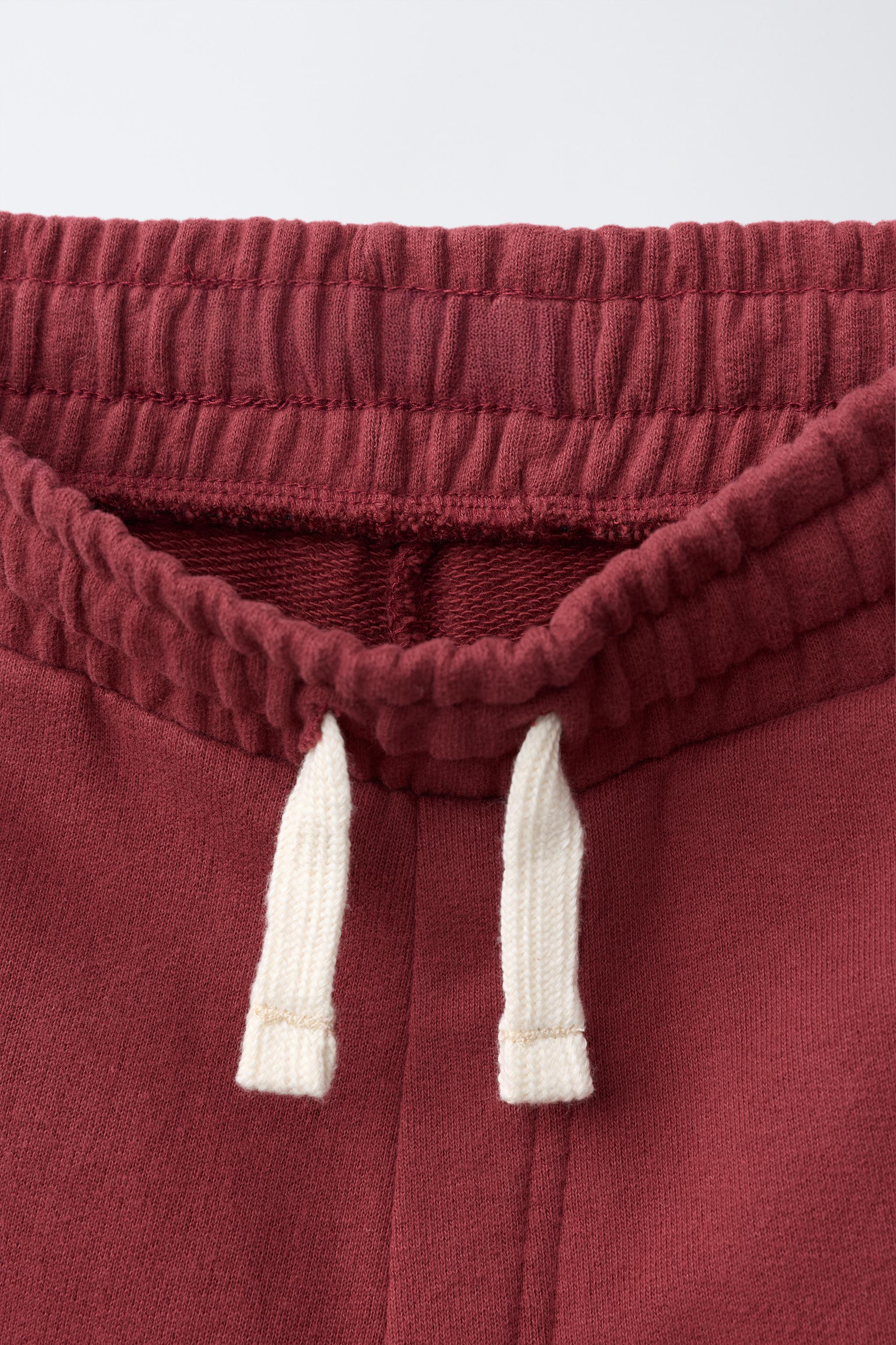 PANTALON JOGGING EN MOLLETON COUPE BARREL