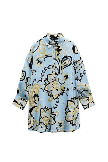 OVERSIZE PRINTED BLOUSE