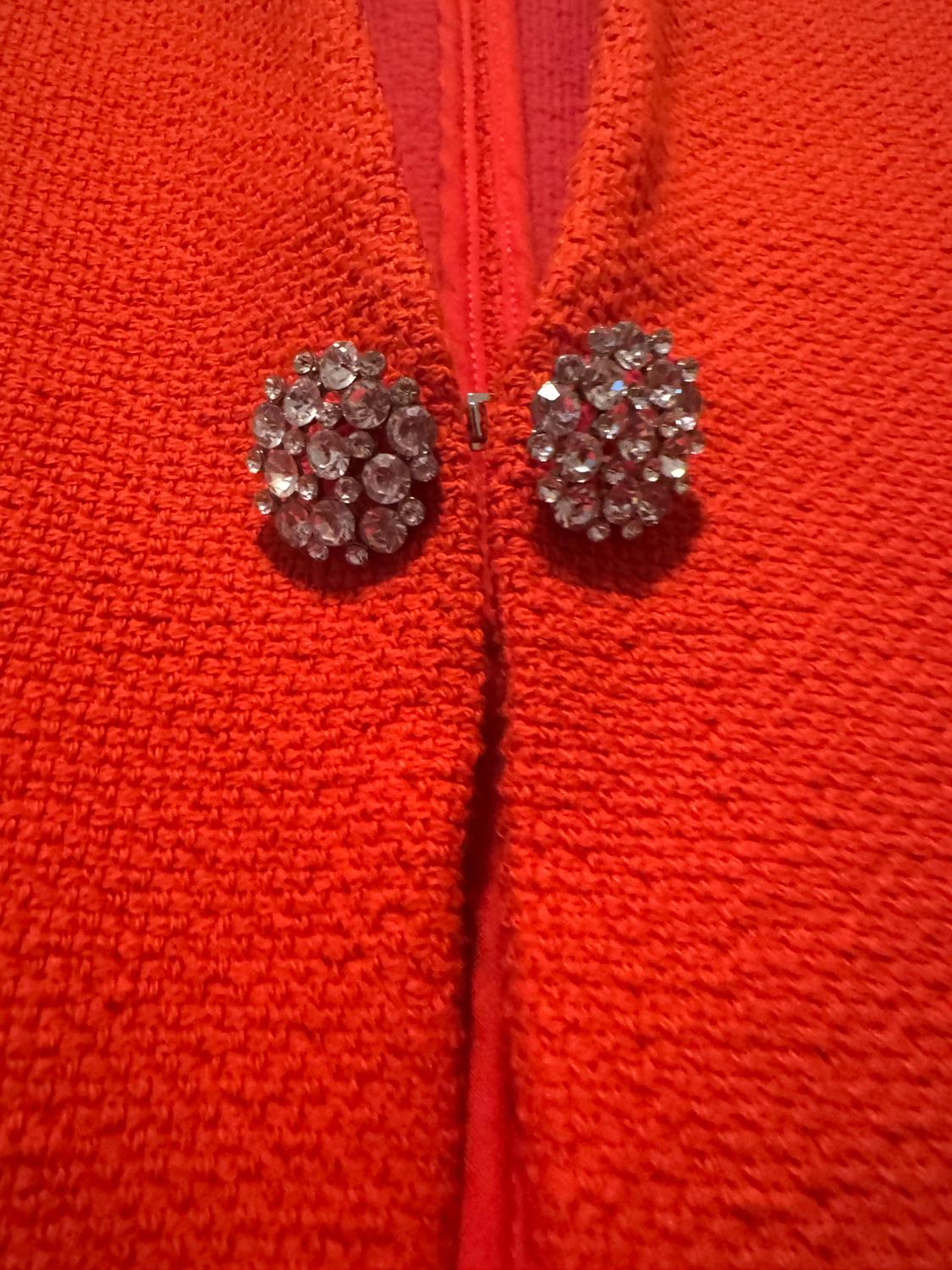 RHINESTONE BUTTON BLAZER - Image 4