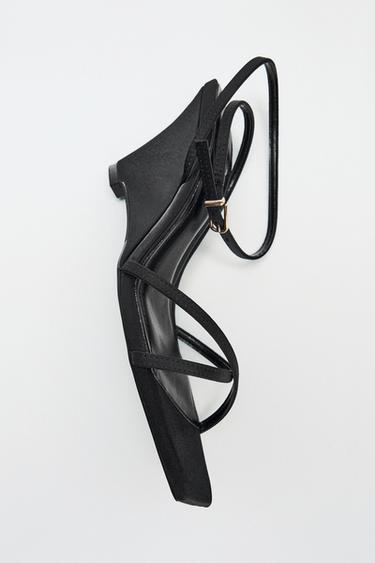 WEDGE SANDALS - Black by Zara