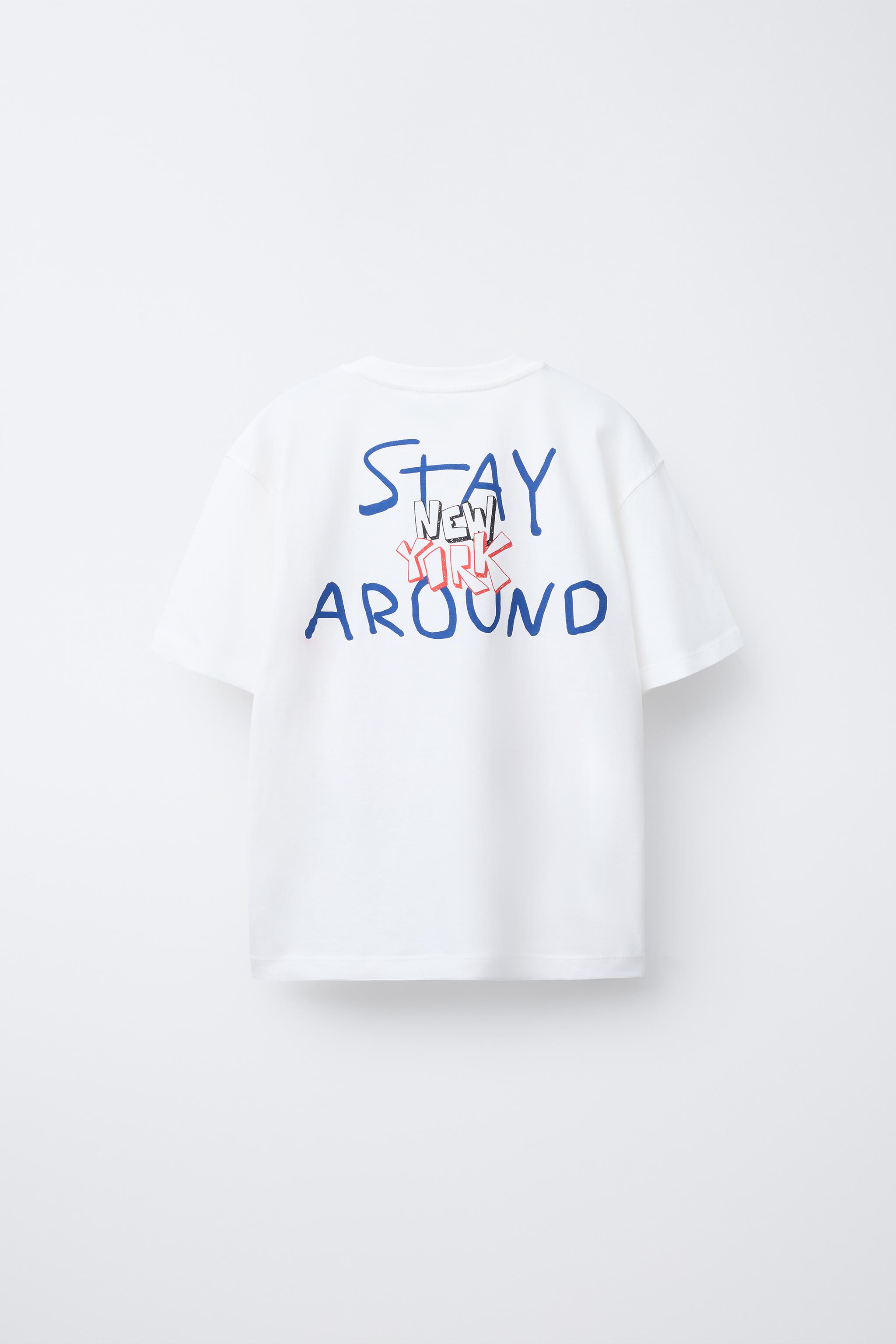 T-SHIRT IMPRIMÉ GRAFFITI