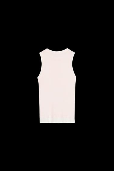 CAMISETA EFECTO DOBLE - Rosa pastel de Zara